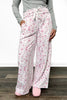 ALB Custom Women's Floral Print Wide Leg Pants *Two Lengths*
