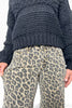 The Zola from Risen: Mid-Rise Wide Leg Leopard Print Denim