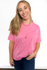 Women's Flowy Relaxed Short Sleeve Top