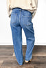 The Kelsey from Risen: High-Rise Pleated Slouchy Wide Leg Denim