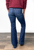 The Julia from Risen: Mid-Rise Tummy Control Flare Denim