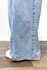 The Paris from Risen: High-Rise Wide Leg To Barrel Snap Hem Denim