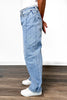 The Paris from Risen: High-Rise Wide Leg To Barrel Snap Hem Denim