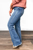 The Eloise From Risen: High-Rise Tummy Control Long Straight Leg Denim