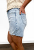 The Lennie by Ava Lane: *Two Lengths* High-Rise Tummy Control Distressed Denim Shorts