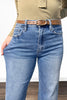 The Kiara from Lovervet: Super High-Rise Wide Leg Cuff Denim