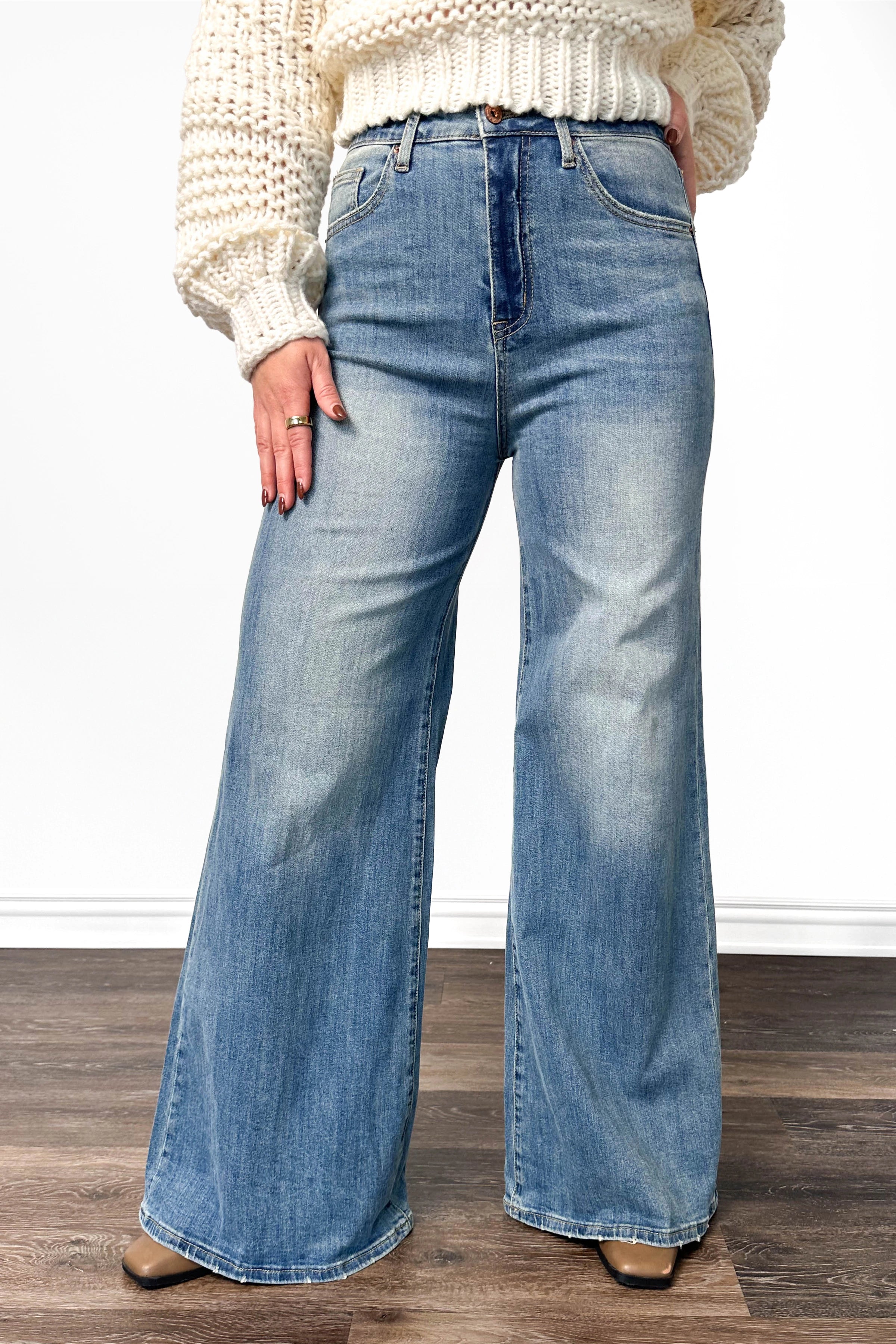 The Shay from Saige High-Rise Super Wide Leg Denim – Ava Lane Boutique