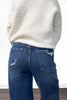 The Elly from Lovervet: High-Rise Tummy Control Wide Leg Denim