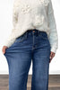 The Elly from Lovervet: High-Rise Tummy Control Wide Leg Denim