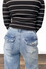 The Donna from Saige: High-Rise Tummy Control Wide Leg Denim