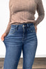 The McKenzie from Lovervet: High-Rise Tummy Control Flare Denim