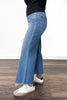 The Kinsley from Lovervet: Super High-Rise Cropped Palazzo Leg Denim