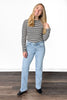 The Adelaide from Lovervet: High-Rise Slim Wide Leg Denim