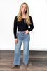 The Scout from Saige: High-Rise Tummy Control Double Pocket Wide Leg Denim