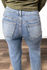 The Diane from Saige: High-Rise Tummy Control Double Waist Wide Leg Denim