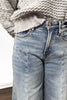 The Sandra from Saige: High-Rise Tummy Control Wide Leg Denim