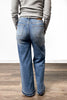 The Linda from Saige: High-Rise Tummy Control Flared Wide Leg with Released Hem Denim