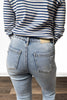 The Margot from Saige: High-Rise Tummy Control Bootcut Denim