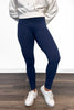 ALB Custom Women's Navy Everyday Essential Leggings *Two Lengths*