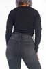 The Rachel by Lovervet *Three Lengths* High-Rise Tummy Control Bootcut Black Denim *Final Sale*