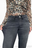 The Gwen from Lovervet *Three Length* Mid-Rise Tummy Control Flare Black Denim *Final Sale*