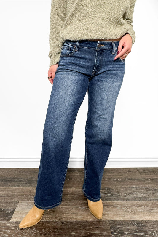 The Avril from J21 eleven by Risen Low-Rise Wide Leg Denim
