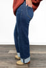 The Gail from J21 eleven by Risen: Mid-Rise Wide Leg Denim
