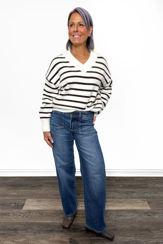 The Wanda from J21 eleven by Risen: High-Rise Baggy Denim