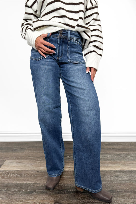 The Wanda from J21 eleven by Risen High-Rise Relaxed Denim