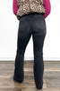 The Gwen from Lovervet *Three Length* Mid-Rise Tummy Control Flare Black Denim *Final Sale*