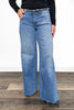 The Drew by Ava Lane:  *Three Lengths* Low-Rise Tummy Control Wide Leg Denim
