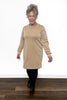 Women's Knit Long Sleeve Shirt Dress