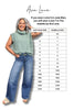 Mid-Rise Tummy Control Vintage Wash Straight Leg Jeans