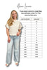 Mid-Rise Tummy Control Retro Wide Leg Jeans