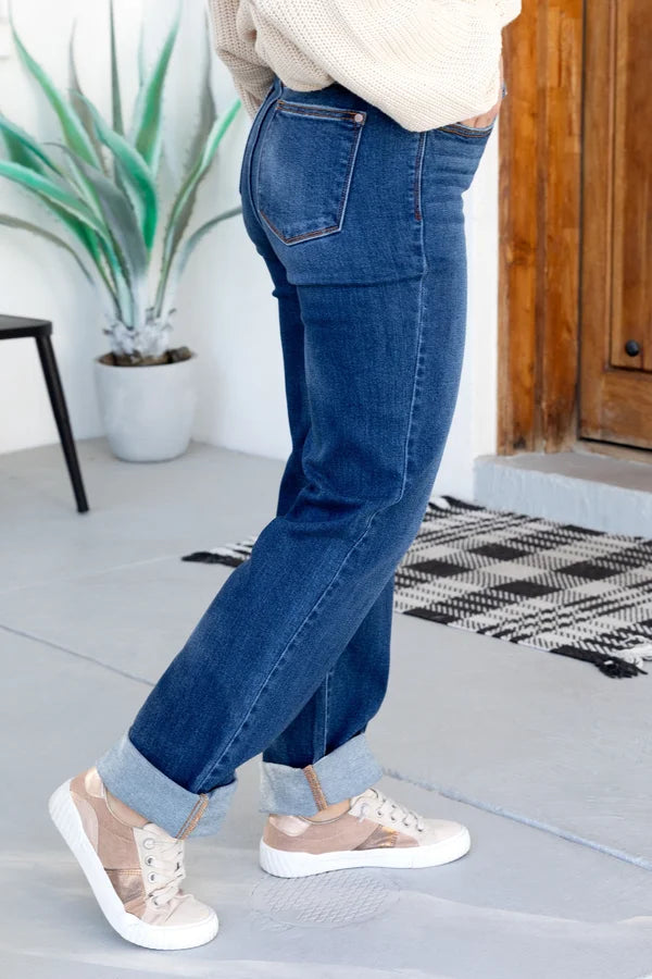 Judy Blue It's The Magic High-Rise Straight Leg Dad Denim