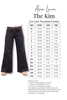 The Kim Mid-Rise Wide Leg Tummy Control Jeans - Three Inseams (Charcoal)