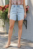 The Lennie by Ava Lane High-Rise Tummy Control Distressed Denim Shorts Two Lengths