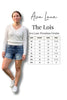 The Lois by Ava Lane High-Rise Tummy Control Denim Shorts Two Lengths