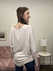 Some Sass V Neck Long Sleeve Top