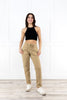 The Cara from Judy Blue: High-Rise Garment Dyed Cuffed Jogger