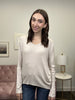 Some Sass V Neck Long Sleeve Top