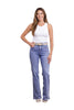 High-Rise Tummy Control Relaxed Flare Denim - Three Inseams