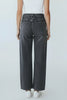 The Tara by Ava Lane High-Rise Tummy Control Charcoal Wide Leg Jeans in Three Lengths