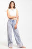 The Kallie by Ava Lane High-Rise Tummy Control Wide Leg Denim Three Lengths