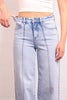 The Kallie by Ava Lane High-Rise Tummy Control Wide Leg Denim Three Lengths