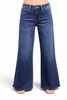 The Kim Mid-Rise Wide Leg Tummy Control Jeans - Three Inseams