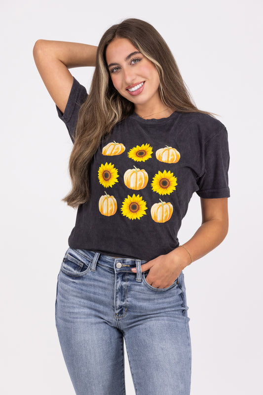 Pumpkins and Sunflowers T-Shirt *Final Sale*