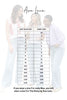 Size chart for Judy Blue and Romy sizes with Ava Lane branding.