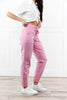 The Josie from Judy Blue: High-Rise Garment Dyed Denim Jogger