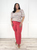 The Priscilla from Judy Blue: High-Rise Tummy Control Garment Dyed Flare Denim